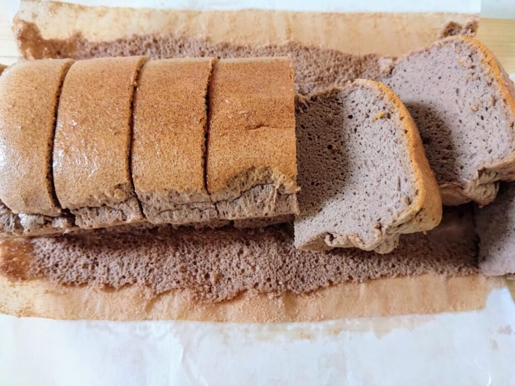 ホエイプロテイン（ココア風味）の台湾カステラ