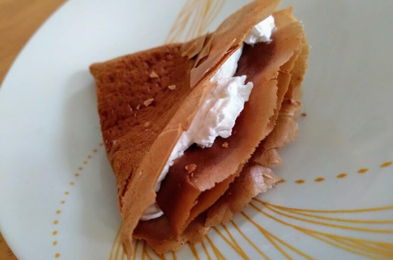 ソイプロテイン（ココア風味）のクレープ生地★