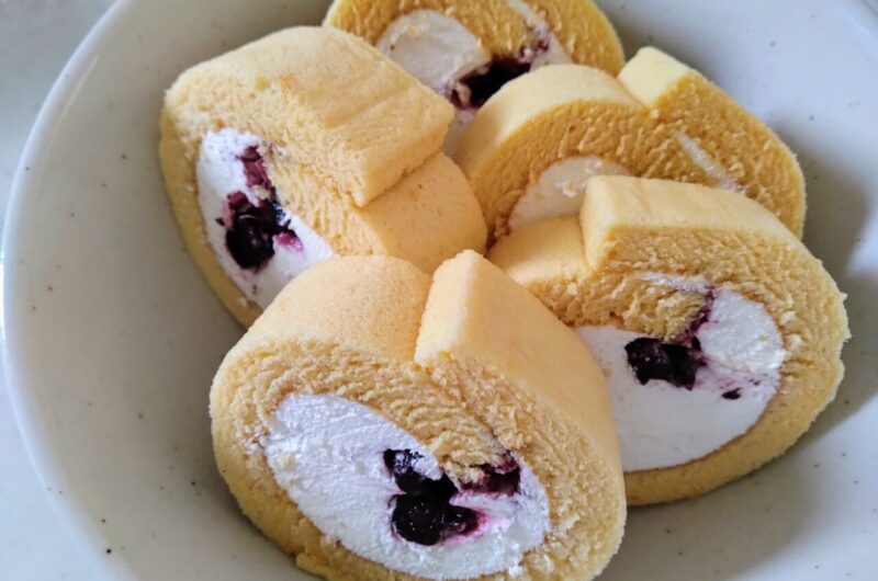 クリームチーズホイップのロールケーキ