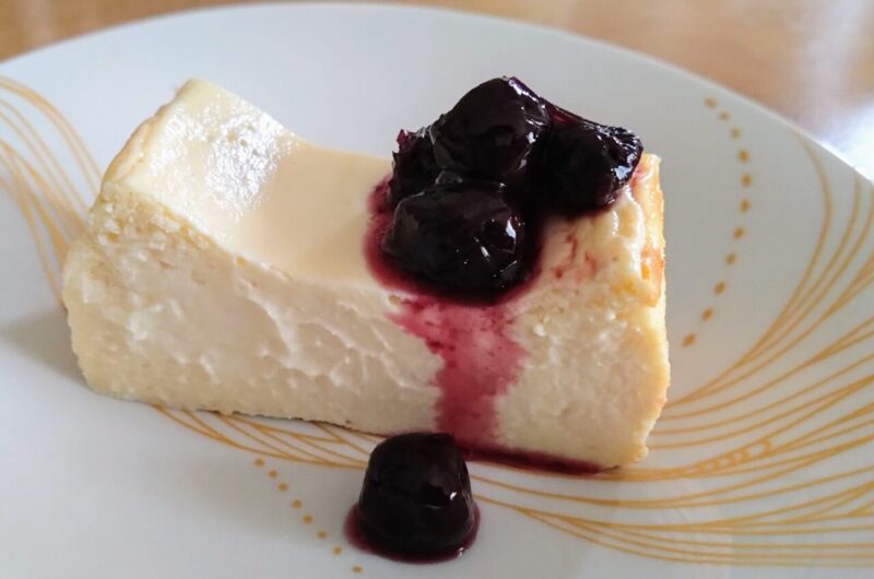 水切りヨーグルトで作るバスチー風チーズケーキ