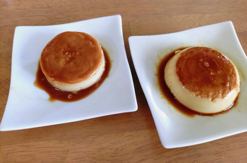 プレーンのホエイプロテインで簡単プリン