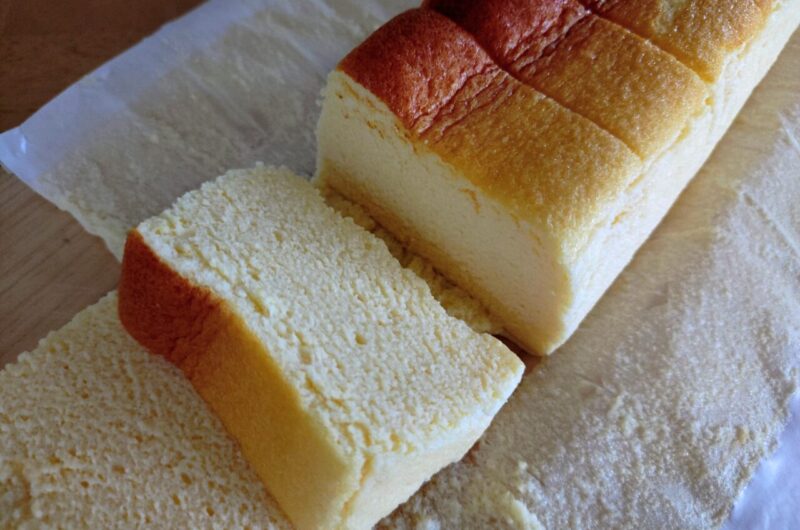 ホエイプロテインでふわしゅわ！スライスチーズのスフレチーズケーキ
