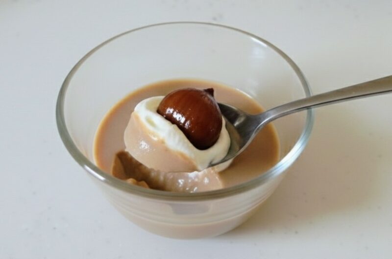 マロンペーストで作る♪濃厚マロンプリン
