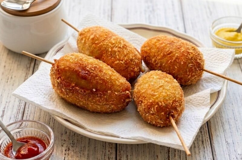 チーズがびよーん！韓国の人気おやつ「チーズハットグ」を作ってみよう